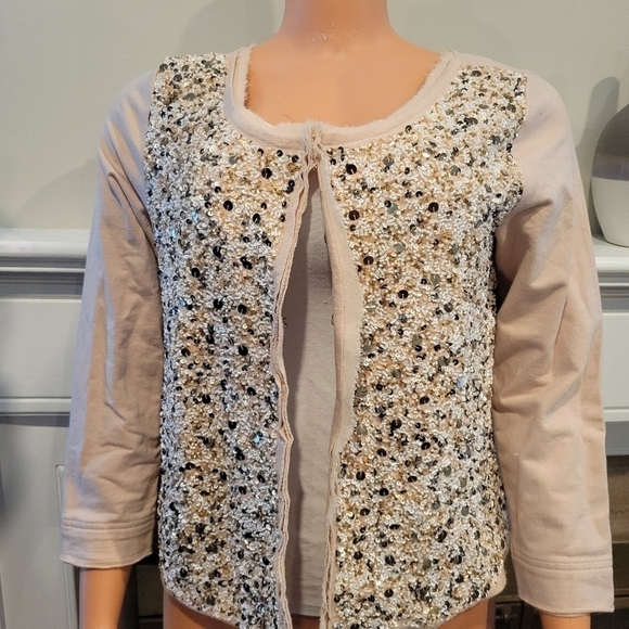 Posmark  Embellished paillette cardigan NWT Antropologíe. - Picture 5 of 13
